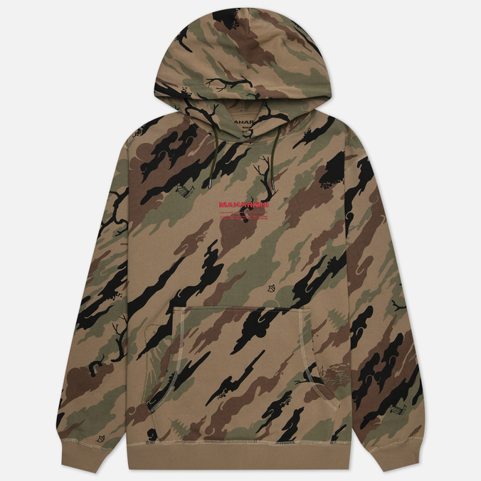 

Мужская толстовка maharishi Miltype Camo Embroidered Hoodie камуфляжный, Размер L, Разноцветный, Miltype Camo Embroidered Hoodie