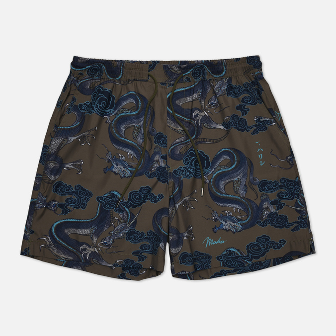 

Мужские шорты maharishi Thai Dragon Swim оливковый, Размер M, Хаки, Thai Dragon Swim