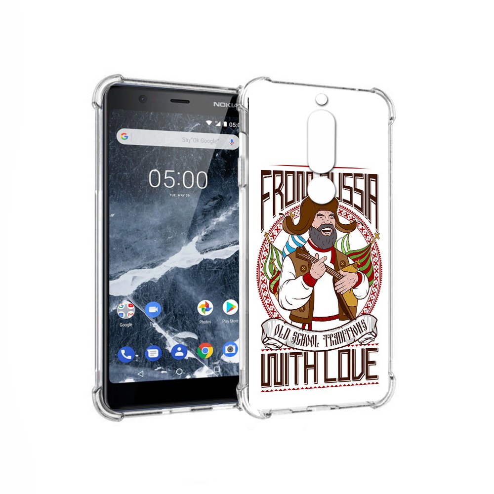 

Чехол MyPads Tocco для Nokia 5.1 русский мужчина (PT114144.121.590), Прозрачный, Tocco