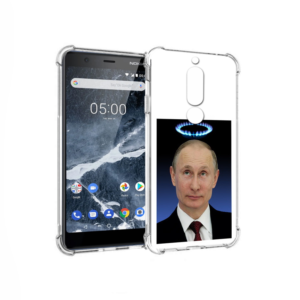 

Чехол MyPads Tocco для Nokia 5.1 святой газ (PT114144.121.594), Прозрачный, Tocco