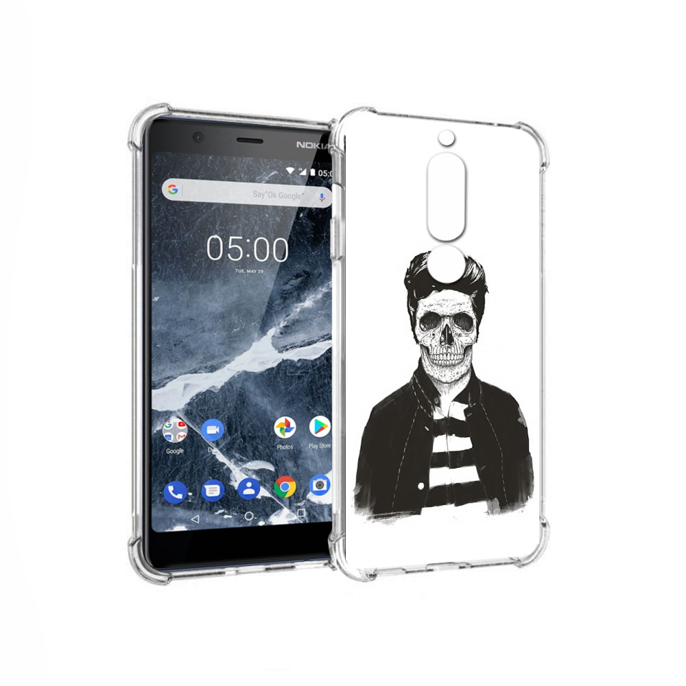 

Чехол MyPads Tocco для Nokia 5.1 скелет (PT114144.121.604), Прозрачный, Tocco