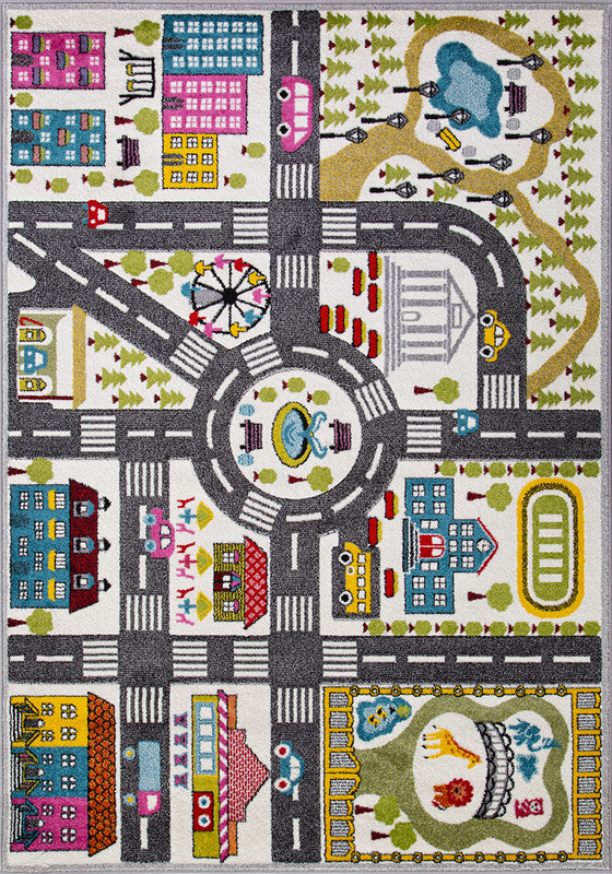 

Ковер российский AkTs 120x180 см белый