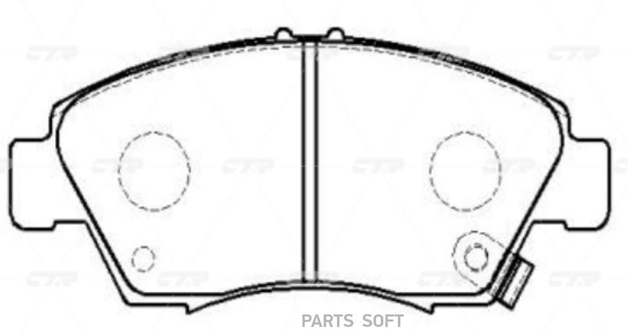 Тормозные колодки CTR GK0319