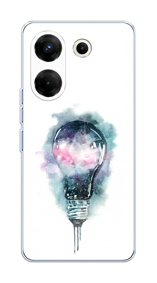 

Чехол на Tecno Camon 20 Pro 5G "Волшебная лампа", Белый;серый, 304050-4