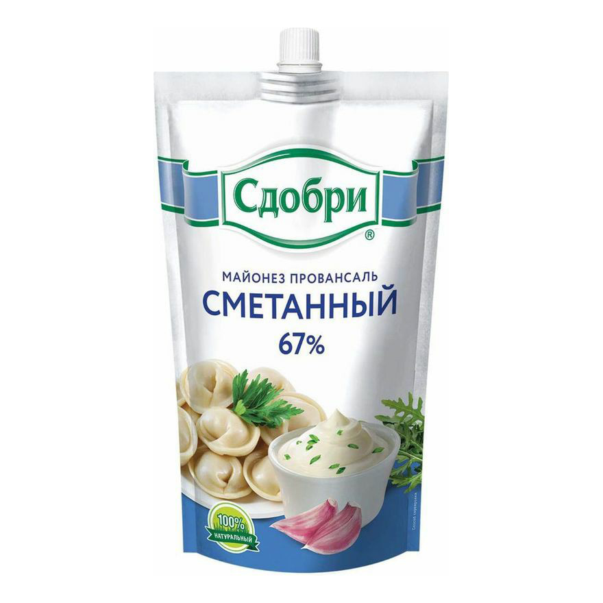 Майонез Сдобри Сметанный 50,5% 330 г