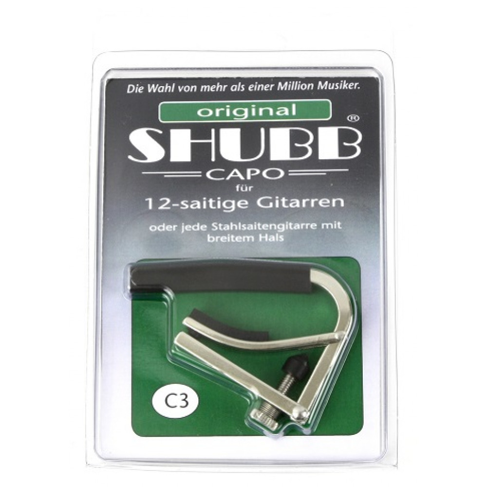 

Каподастр для 12-струнной гитары Shubb C3, Shubb C3