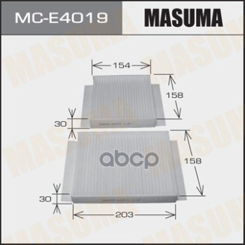 фото Фильтр салона masuma mce4019 peugeot/ 207/ v1400, v1600 06- (1/40) masuma арт. mce4019