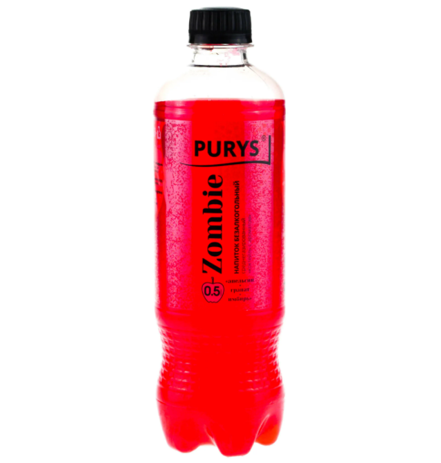 

Газированный напиток Purys Zombie апельсин-гранат-имбирь 0,5 л
