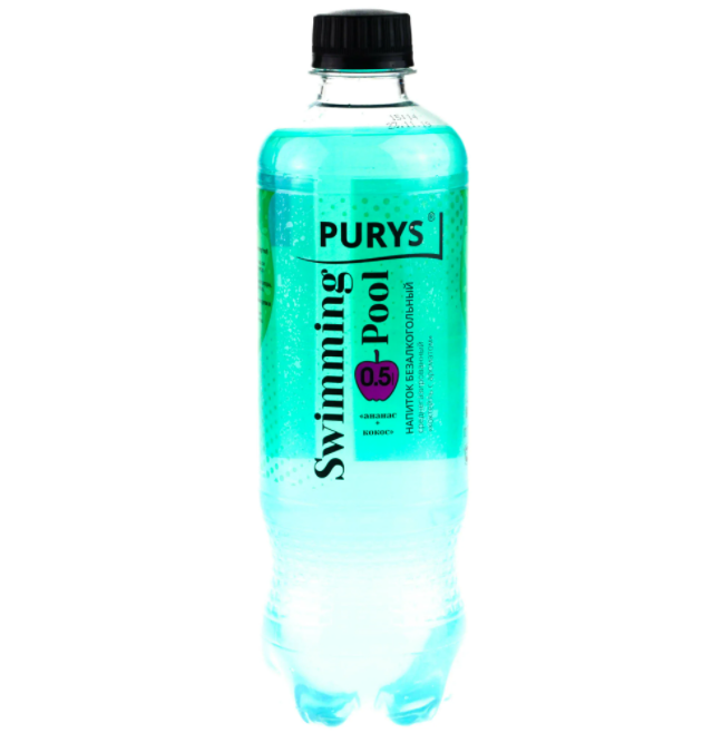 

Газированный напиток Purys Swimming pool ананас-кокос 0,5 л