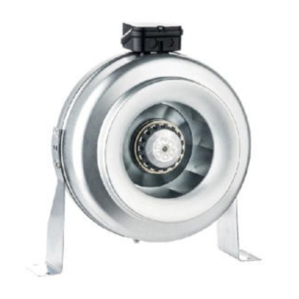 Круглый канальный вентилятор BVN BDTX 150-B, для воздуховодов диаметром 150 мм, 420 м3/ч