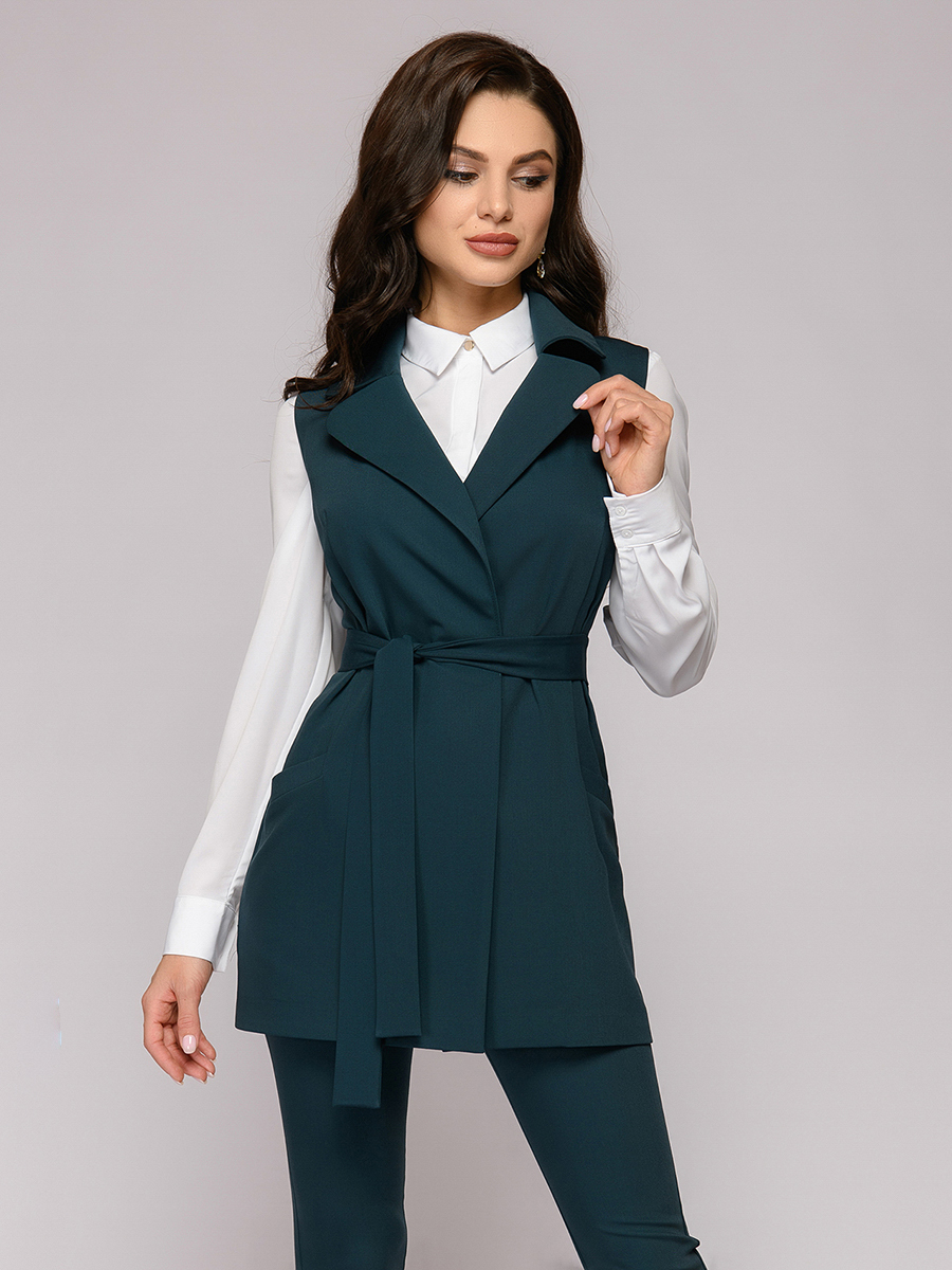 

Костюм женский 1001dress DM01024 зеленый 48, DM01024