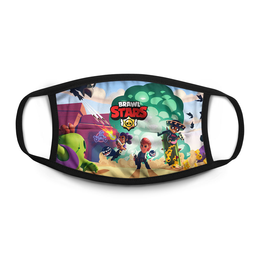 

Многоразовая маска унисекс Burnettie Brawl Stars, Разноцветный, Brawl Stars