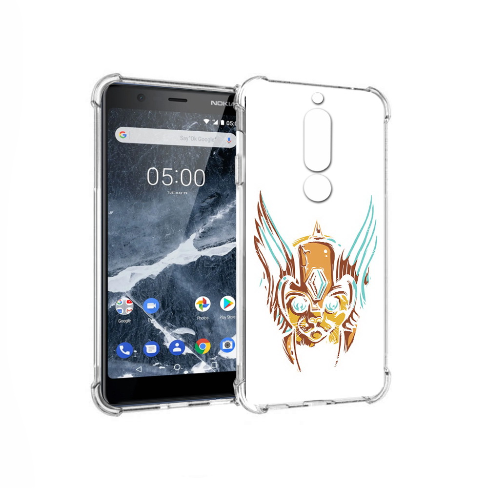 

Чехол MyPads Tocco для Nokia 5.1 тор абстракция (PT114144.121.644), Прозрачный, Tocco
