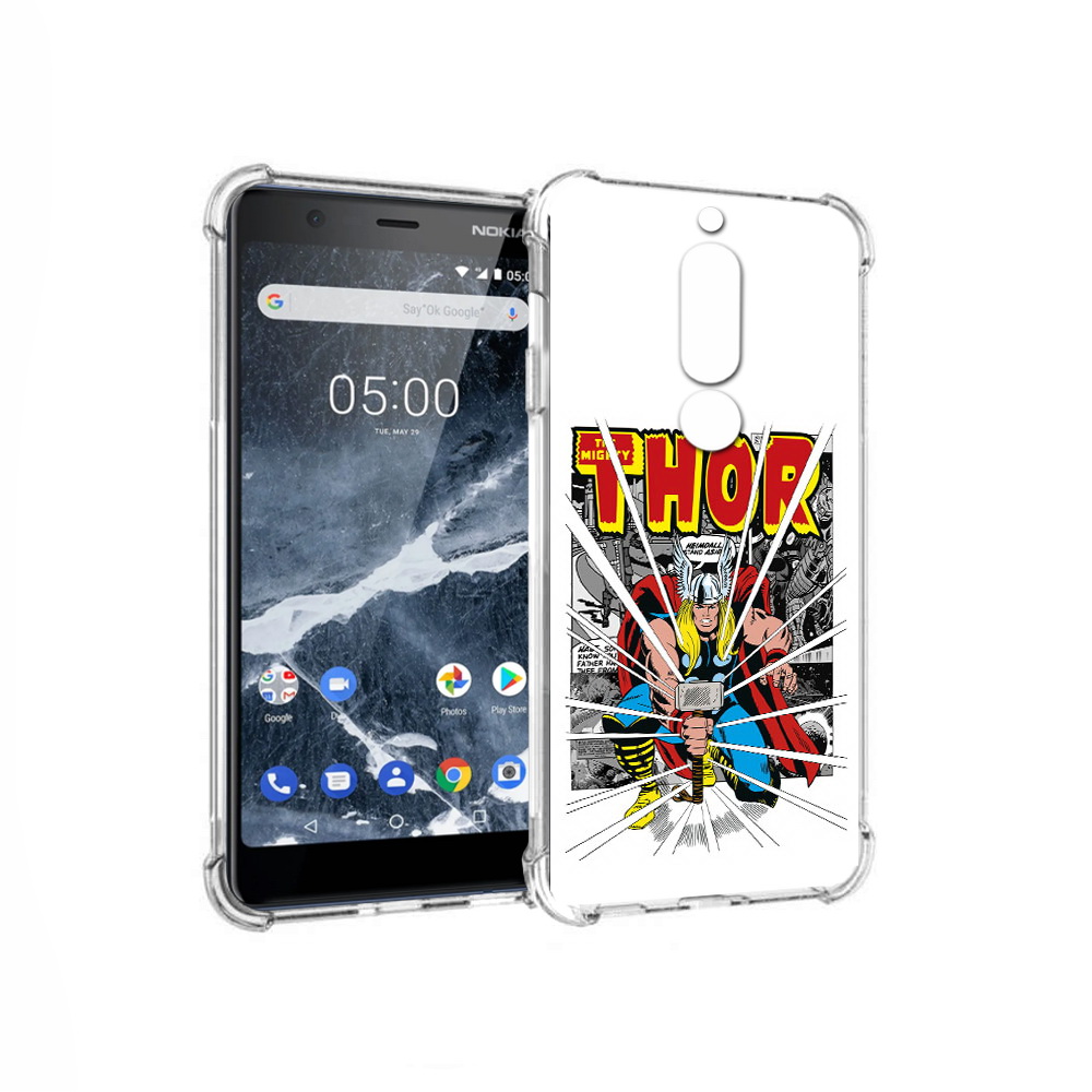 

Чехол MyPads Tocco для Nokia 5.1 тор рисунок (PT114144.121.647), Прозрачный, Tocco