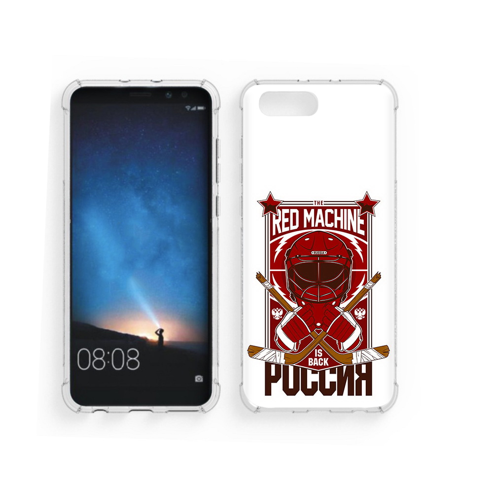 

Чехол MyPads Tocco для Honor V10 хоккей россия (PT98539.62.666), Прозрачный, Tocco