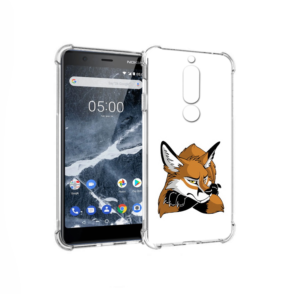 

Чехол MyPads Tocco для Nokia 5.1 фокс (PT114144.121.660), Прозрачный, Tocco