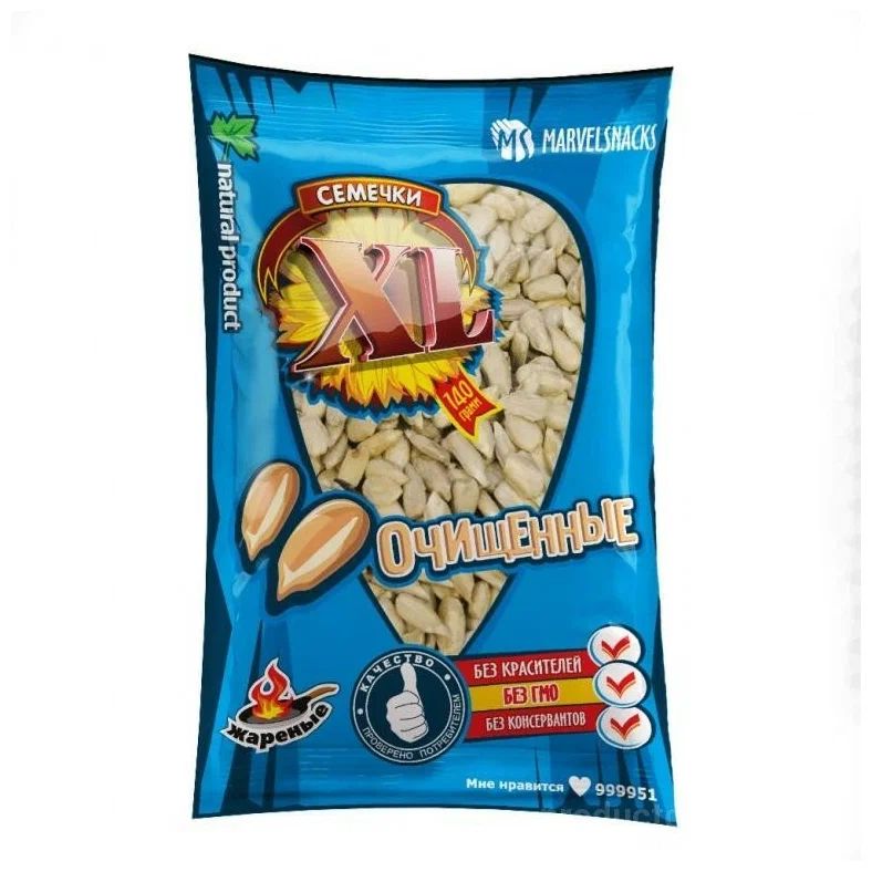 

Семечки жареные Marvelsnacks XL очищенные 100 г