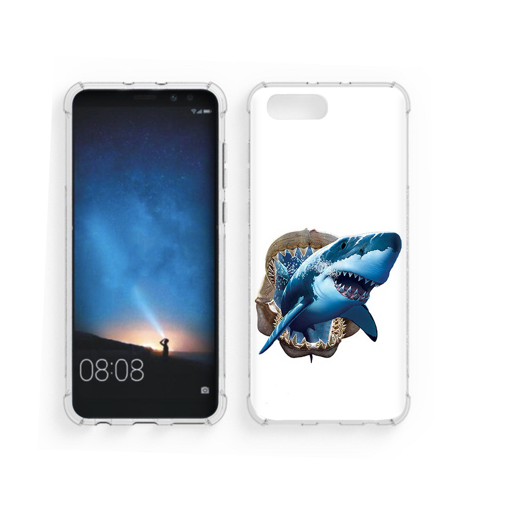

Чехол MyPads Tocco для Honor V10 челюсти (PT98539.62.675), Прозрачный, Tocco