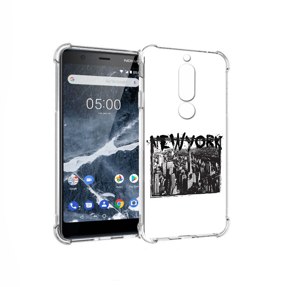 

Чехол MyPads Tocco для Nokia 5.1 че (PT114144.121.671), Прозрачный, Tocco