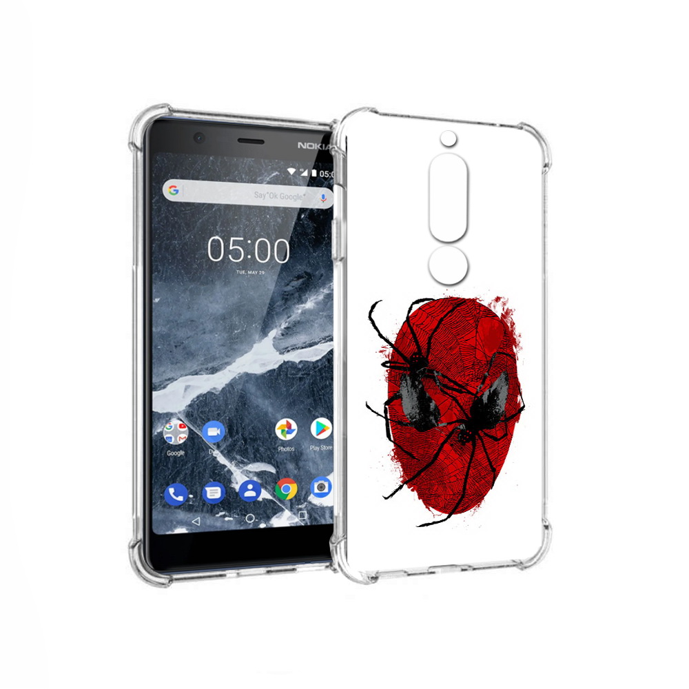 

Чехол MyPads Tocco для Nokia 5.1 человек паук (PT114144.121.673), Прозрачный, Tocco