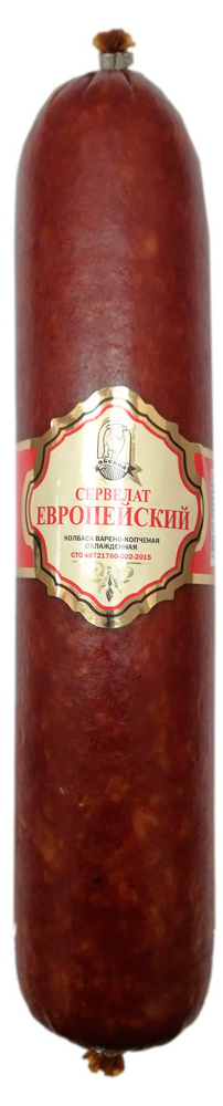 

Колбаса Обской МК Сервелат Европейский варено-копченая +-800 г