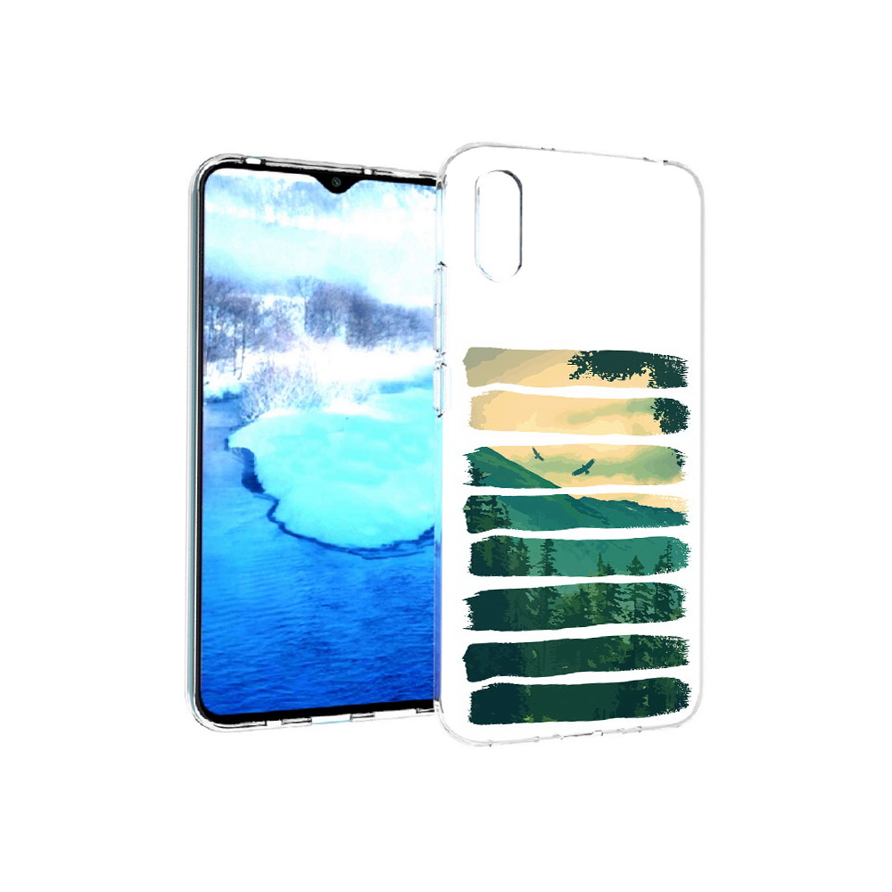 

Чехол MyPads Tocco для Xiaomi Redmi 9A Лесная чаща (PT151022.270.107), Прозрачный, Tocco