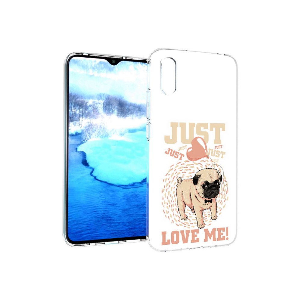 

Чехол MyPads Tocco для Xiaomi Redmi 9A Люби меня (PT151022.270.109), Прозрачный, Tocco