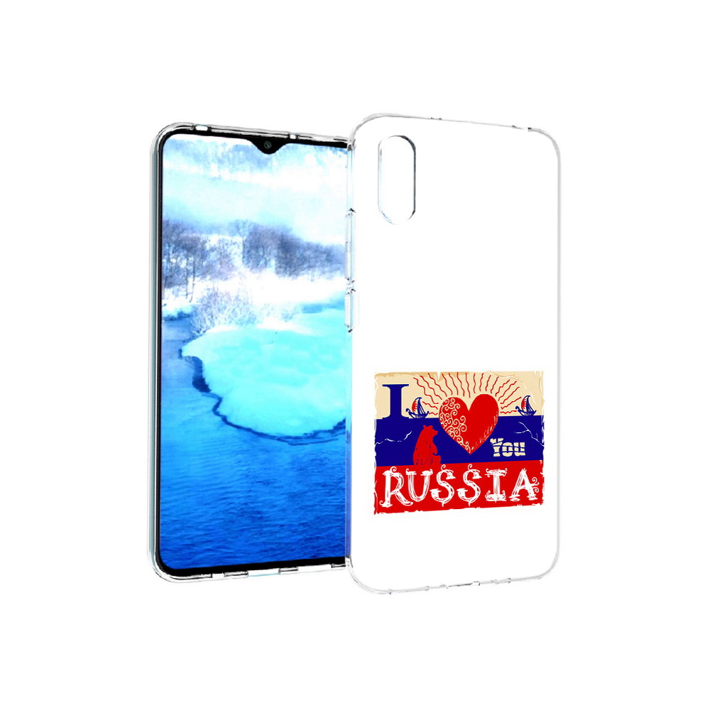 

Чехол MyPads Tocco для Xiaomi Redmi 9A Люблю Россию (PT151022.270.112), Прозрачный, Tocco