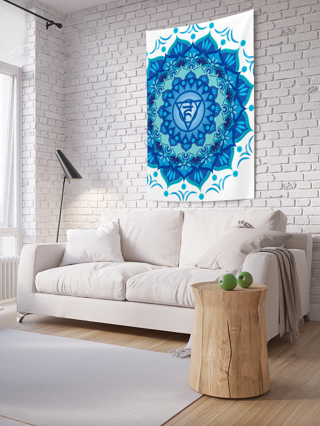 

Вертикальное фотопанно на стену JoyArty Вишудха чакра 150x200 см, Вишудха чакра