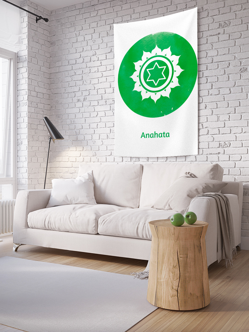 

Вертикальное фотопанно на стену JoyArty Чакра анахата 150x200 см, Чакра анахата