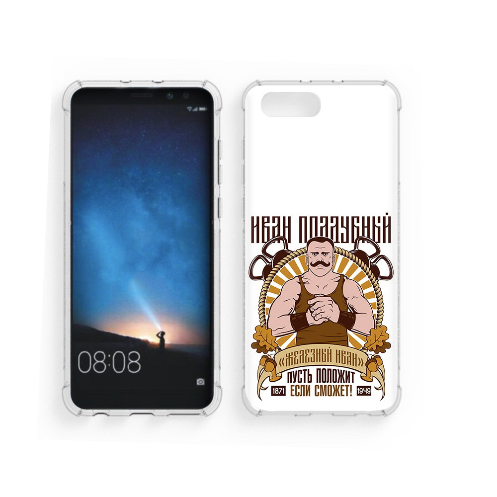 

Чехол MyPads Tocco для Honor V10 Железный Иван (PT98539.62.80), Прозрачный, Tocco