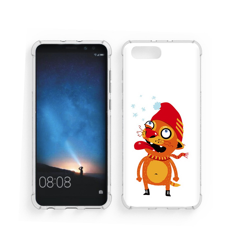 

Чехол MyPads Tocco для Honor V10 Зимний кот (PT98539.62.88), Прозрачный, Tocco