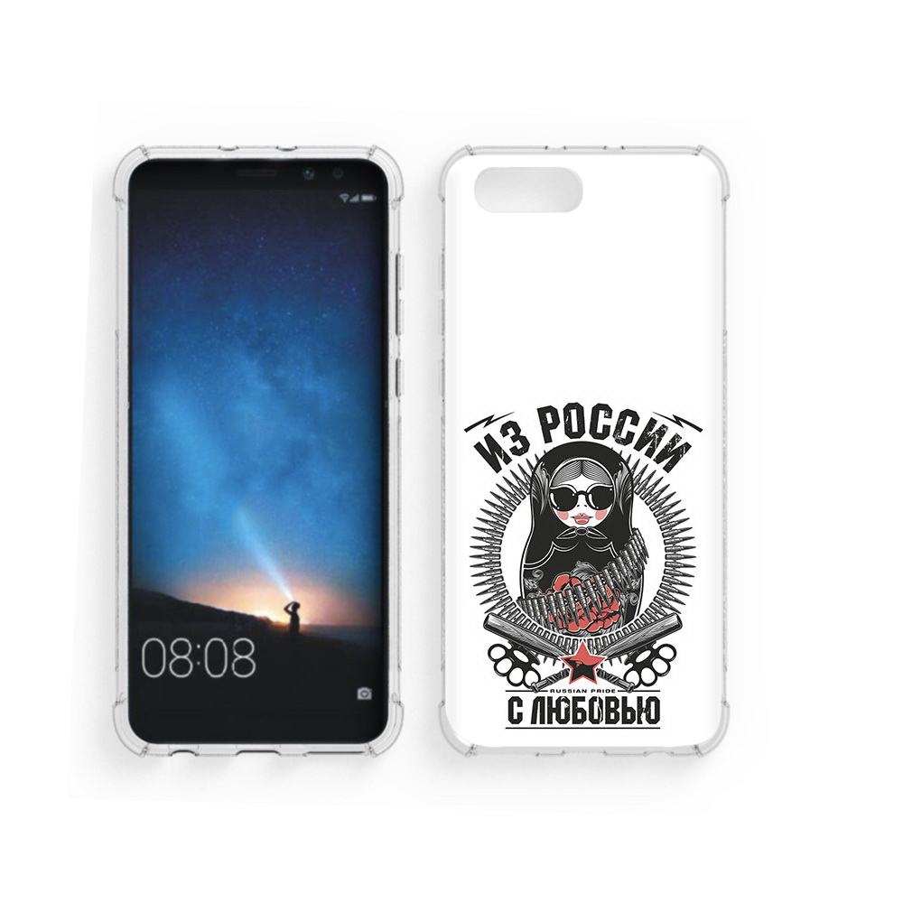 

Чехол MyPads Tocco для Honor V10 Из России с любовью (PT98539.62.91), Прозрачный, Tocco