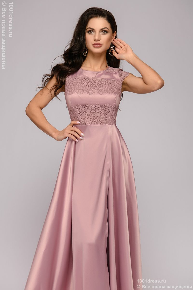 

Платье женское 1001dress DM00952 розовое 48, DM00952