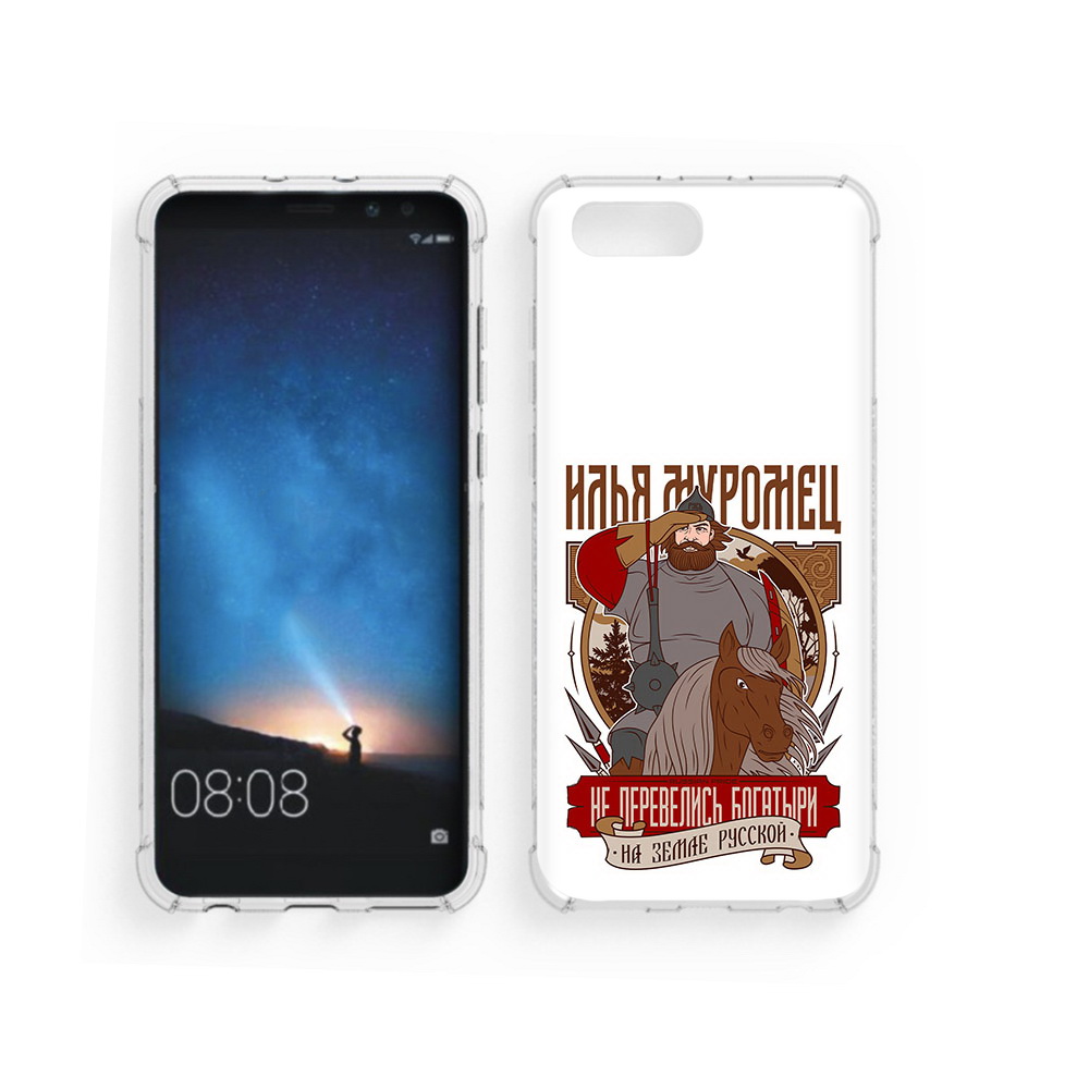 

Чехол MyPads Tocco для Honor V10 Илья Муромец (PT98539.62.92), Прозрачный, Tocco
