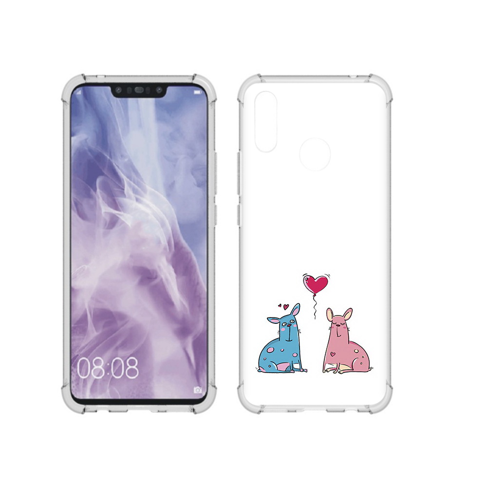 

Чехол MyPads Tocco для Huawei Nova 3i Лама любовь (PT227100.63.102), Прозрачный, Tocco