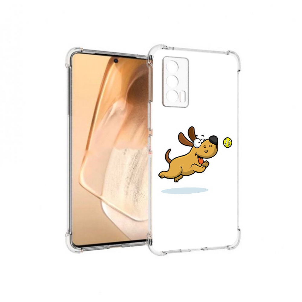 

Чехол MyPads Tocco для Vivo iQOO Neo 5 пёсик (PT226960.398.563), Прозрачный, Tocco