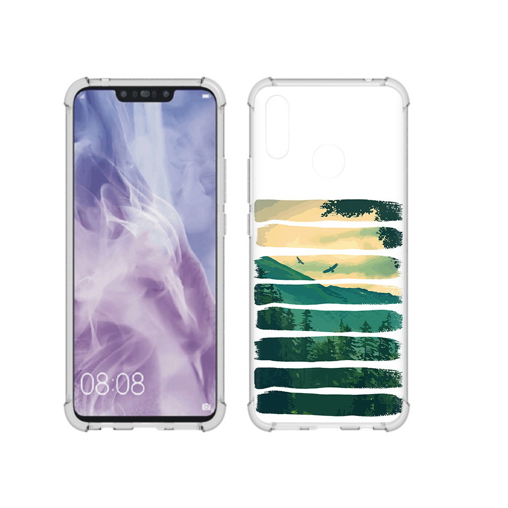 

Чехол MyPads Tocco для Huawei Nova 3i Лесная чаща (PT227100.63.107), Прозрачный, Tocco