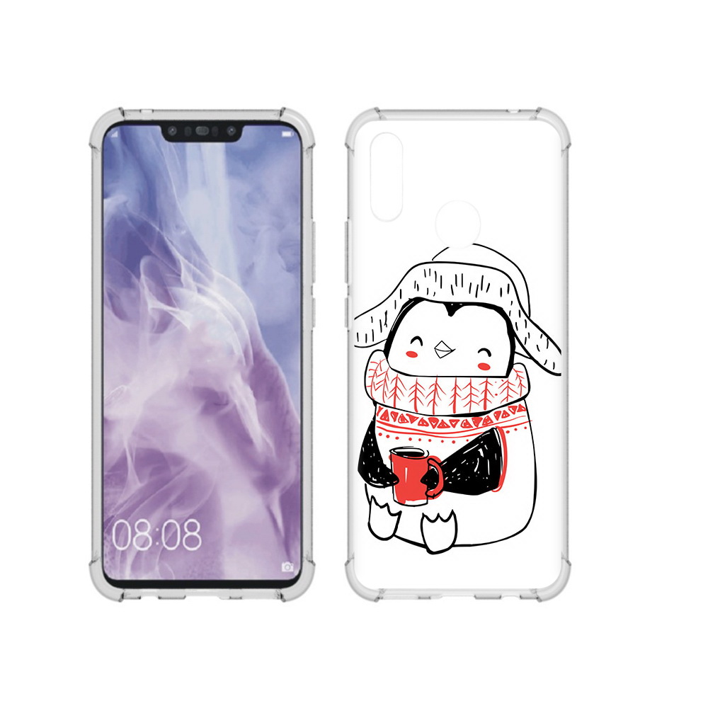 

Чехол MyPads Tocco для Huawei Nova 3i Милый пингвин (PT227100.63.115), Прозрачный, Tocco