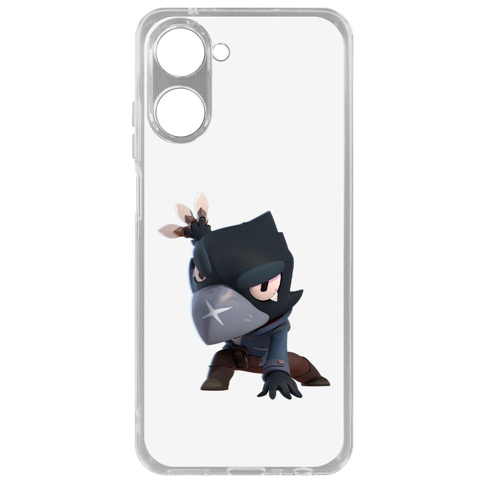 

Чехол-накладка Brawl Stars-Ворон для Realme 10 4G, Прозрачный