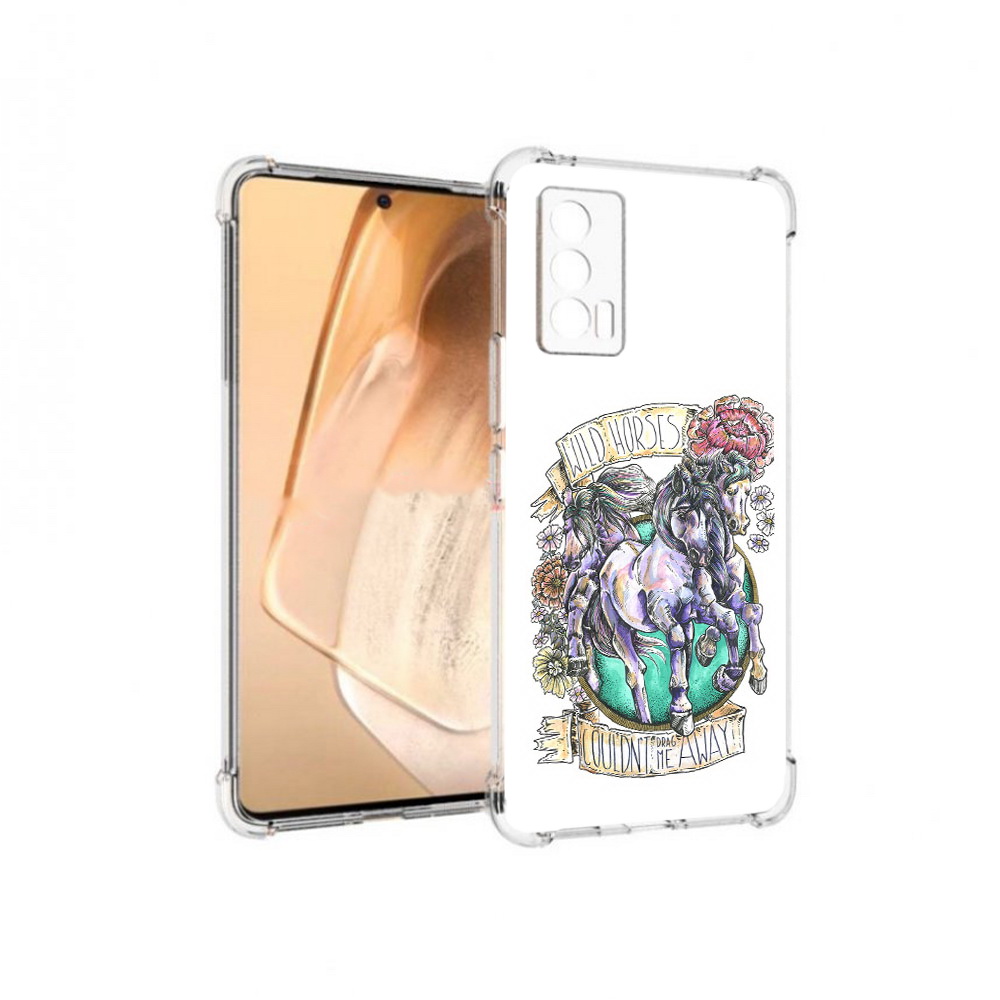

Чехол MyPads Tocco для Vivo iQOO Neo 5 рисунок коней в цветах (PT226960.398.582), Прозрачный, Tocco