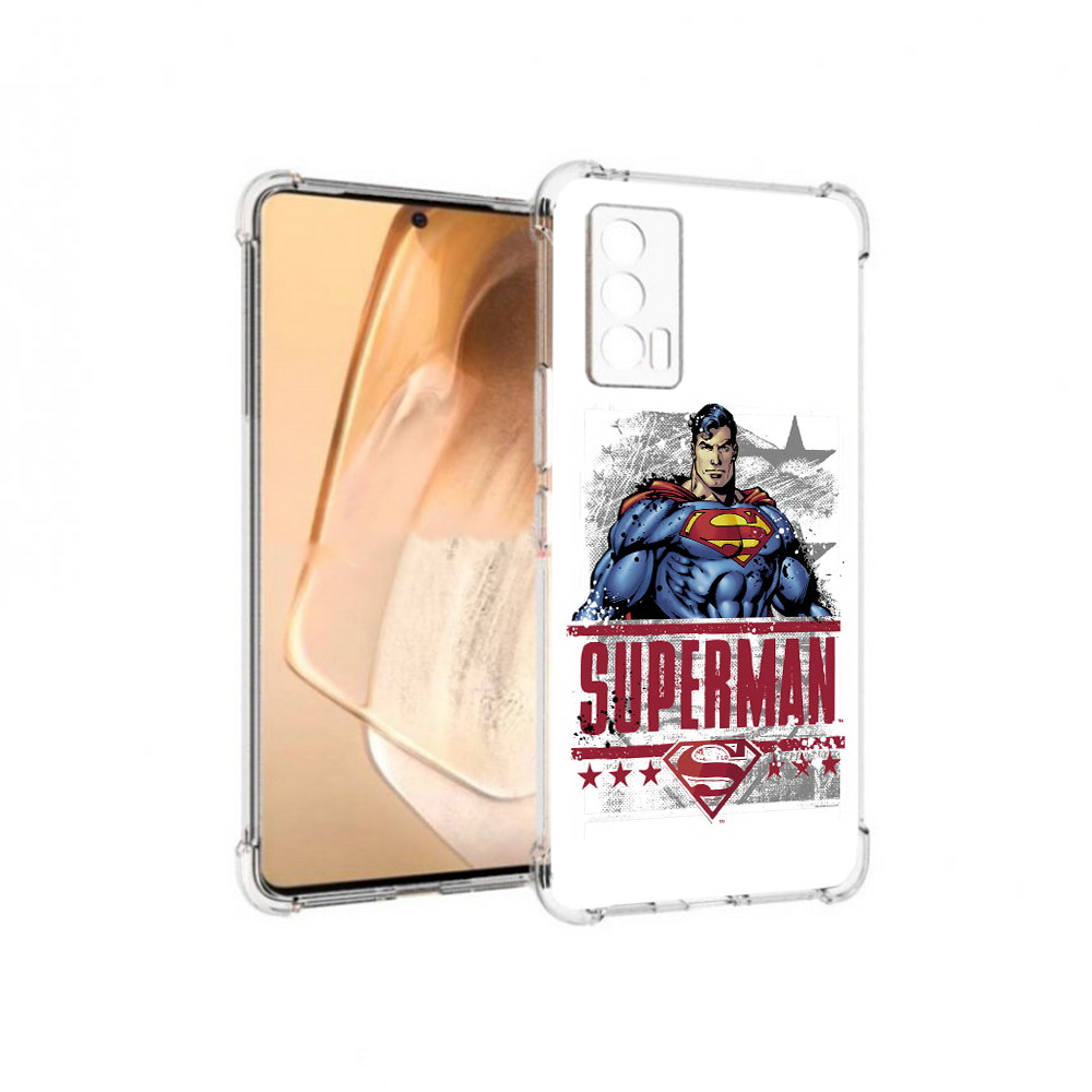 

Чехол MyPads Tocco для Vivo iQOO Neo 5 рисунок супермен (PT226960.398.583), Прозрачный, Tocco