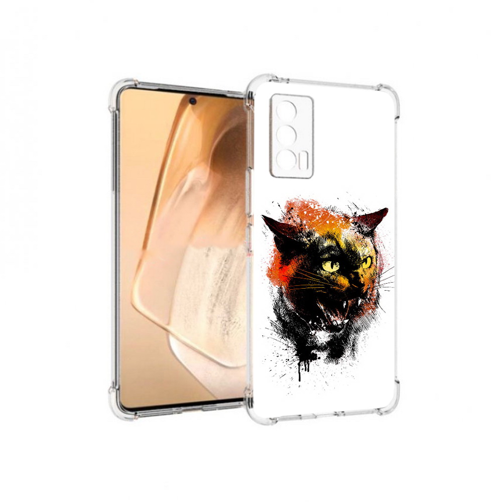 

Чехол MyPads Tocco для Vivo iQOO Neo 5 сиамский кот (PT226960.398.598), Прозрачный, Tocco