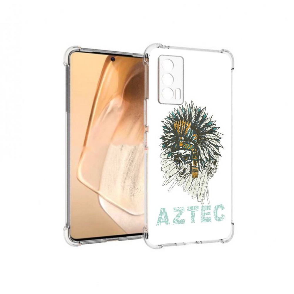 

Чехол MyPads Tocco для Vivo iQOO Neo 5 скелет индеец (PT226960.398.602), Прозрачный, Tocco