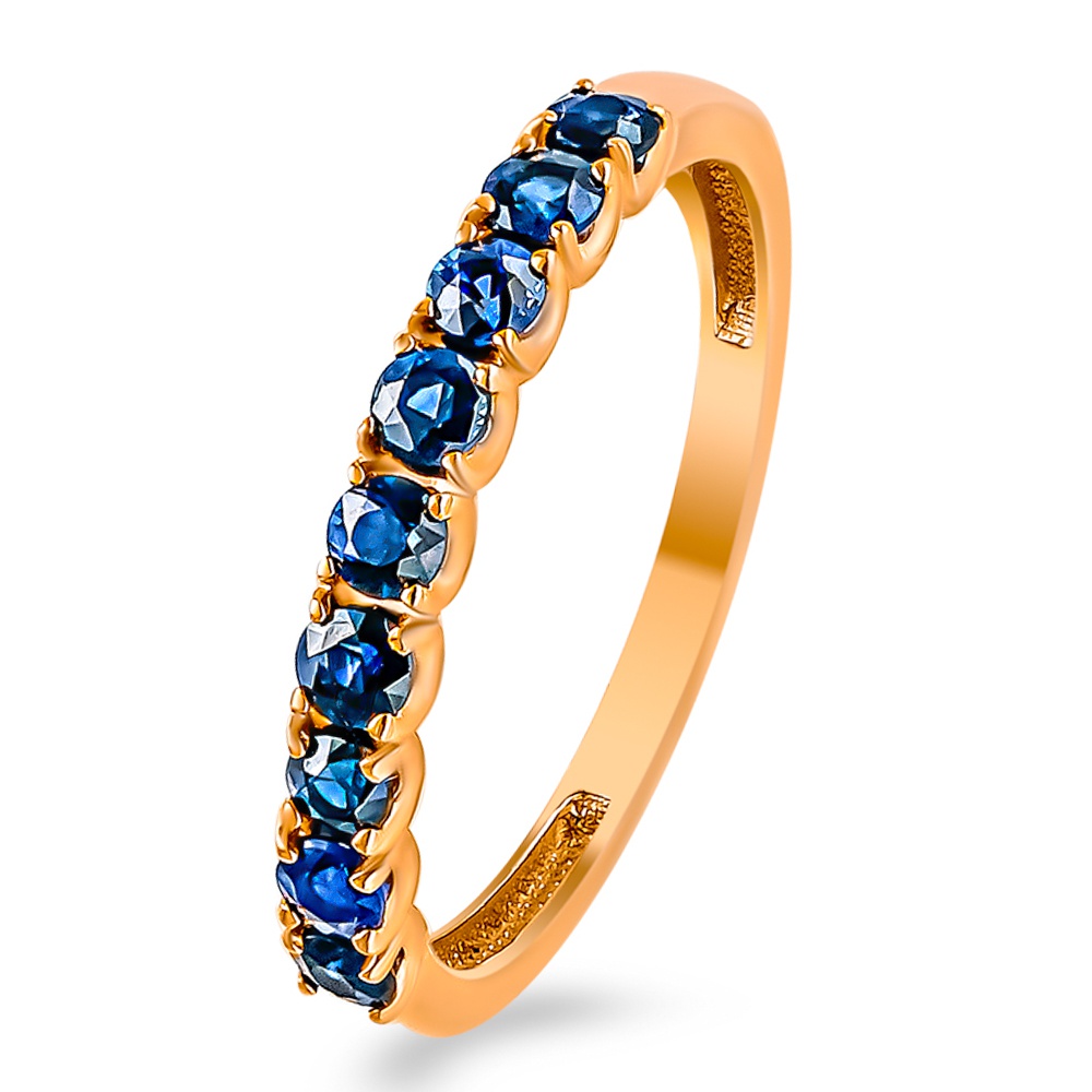 

Кольцо из золота р.  585Gold 101012768, сапфир, 101012768