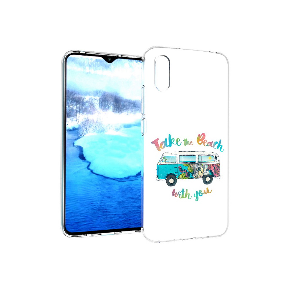 

Чехол MyPads Tocco для Xiaomi Redmi 9A Хиппи автобус (PT151022.270.190), Прозрачный, Tocco