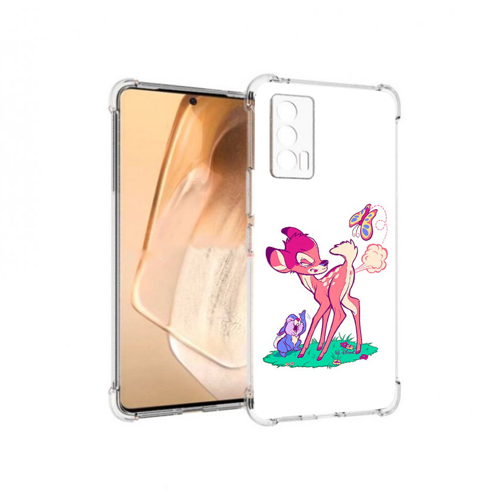 

Чехол MyPads Tocco для Vivo iQOO Neo 5 смешной олененок (PT226960.398.610), Прозрачный, Tocco
