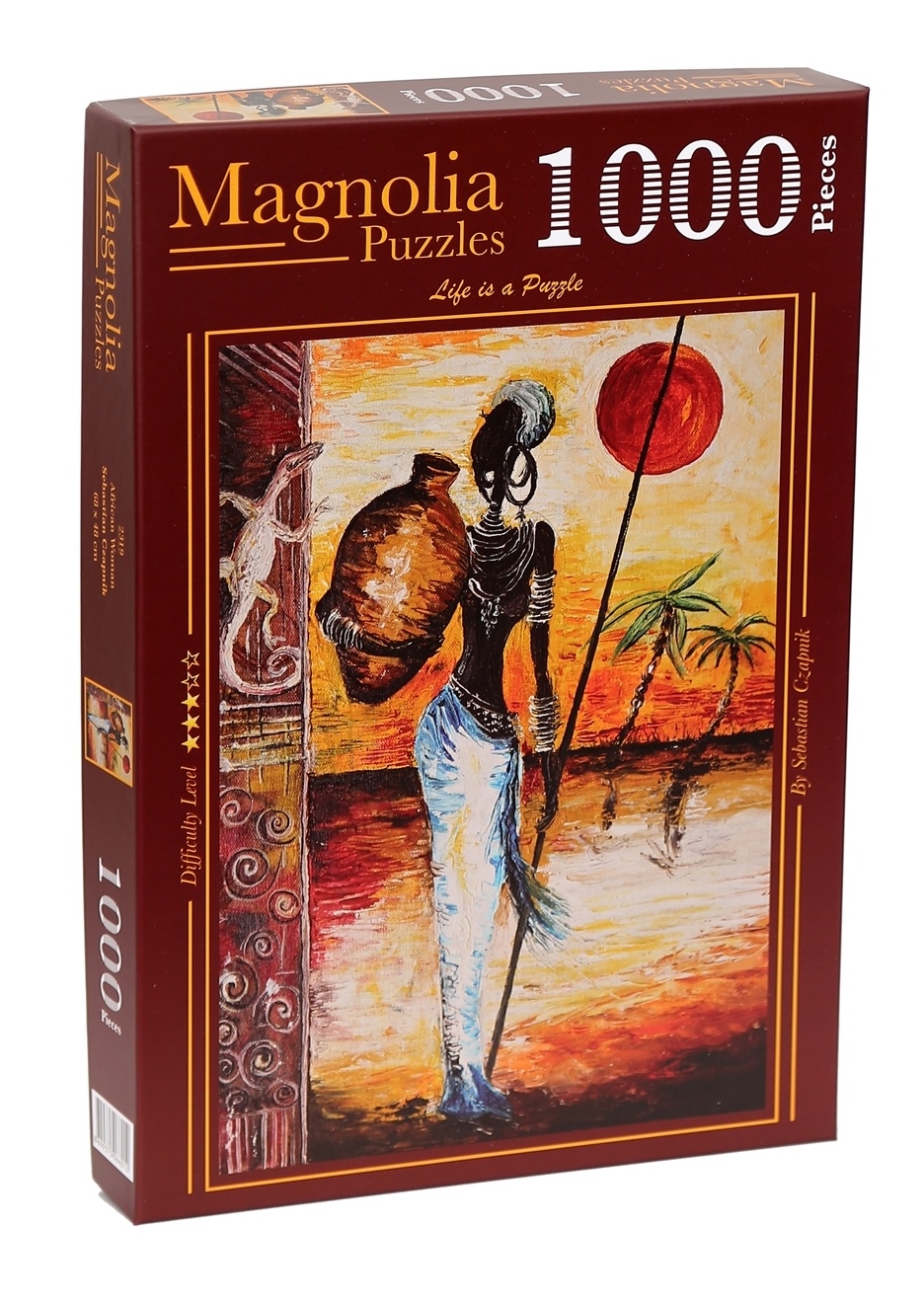 

Пазл Magnolia 1000 дет Африканская женщина, MG1000