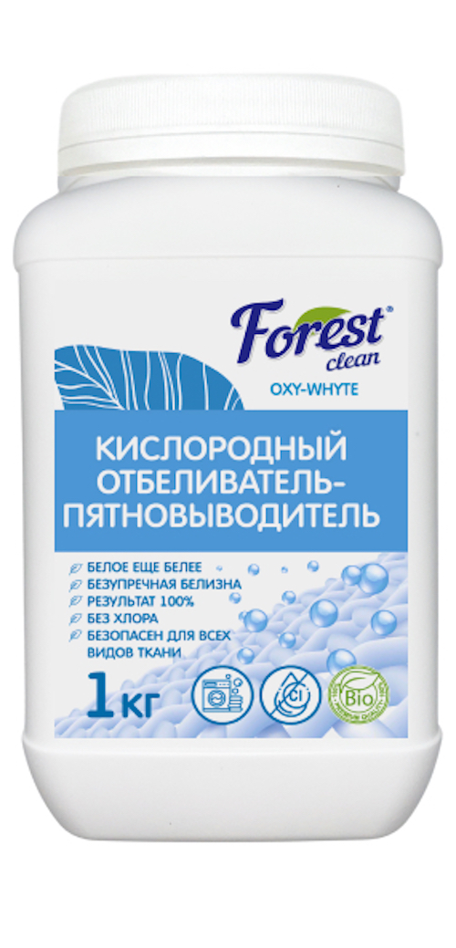 Отбеливатель-пятновыводитель кислородный FOREST CLEAN 1 кг