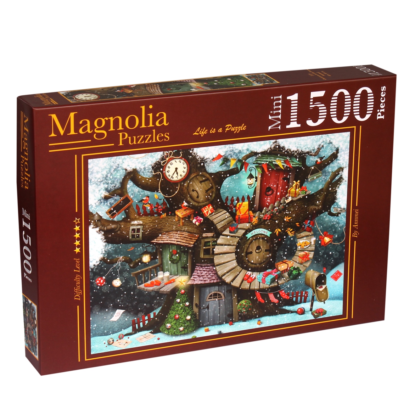 

Пазл мини Magnolia 1500 дет Рождество в лесу, MGMei